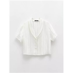 CONTE MOONLIGHT LHW 1707 Укороченная домашняя блуза из вискозы