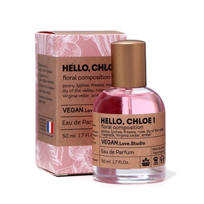 Парфюмерная вода Vegan Love Studio Hello, Chloe!, 50 мл (по мотивам Chloe Eau De Parfum (Chloe)