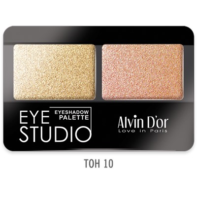 Alvin D`or AES-14 Тени для век  двойные EYE STUDIO  тон 10  5г