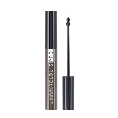 Гель для бровей водостойкий оттеночный RELOUIS PRO Waterproof Color Brow Gel тон 04 Dark brown