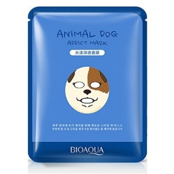 Увлажняющая маска для лица с принтом собаки BioAqua Animal Dog Nourish MaskКосметика уходовая для лица и тела от ведущих мировых производителей по оптовым ценам в интернет магазине ooptom.ru.