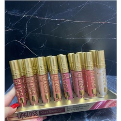 Жидкие помады для губ Kiss Beauty LipGloss (ряд 8шт)