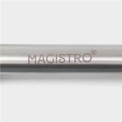 Нож для пиццы и теста Magistro Solid, 20,5 см, d=6,5 см, цвет хромированный