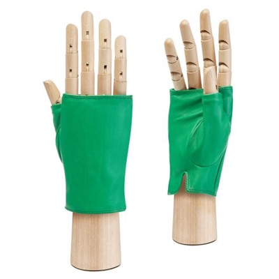 Митенки, автомобильные перчатки женские ELEGANZZA  00320 bright green