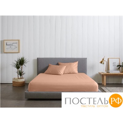 114461501-сгT43 Простыня Tencel 150х215 персик