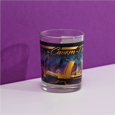 Свеча в стакане «Санкт-Петербург», ваниль, 5 х 6 см