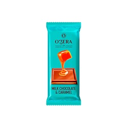 «OZera», молочный шоколад Milk & Caramel с мягкой карамельной начинкой, 24 г