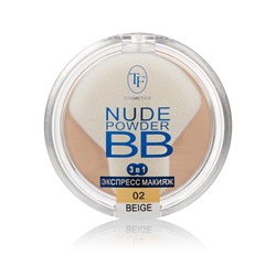 TF Пудра компактная Nude BB Powder 3in1 тон 02 бежевый (Китай)