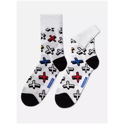 DIWARI HAPPY Хлопковые носки с рисунком «Крестики»