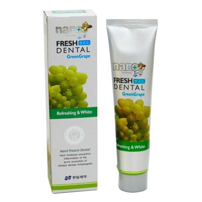 Hanil Зубная паста c экстрактом зеленого винограда / Nano Fresh Dental Green Grape Toothpaste, 160 мл