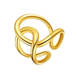 Безразмерное кольцо с позолотой, Grande Stella