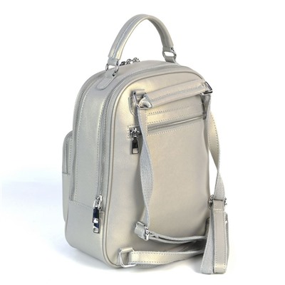 Женский кожаный рюкзак Ar-2081-208 Пеарл Сильвер