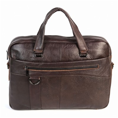 Мужская кожаная сумка-портфель 9013 Браун