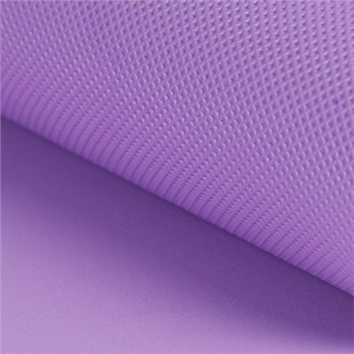 Коврик для йоги и фитнеса спортивный гимнастический EVA 4мм. 173х61х0,4 цвет: фиолетовый / YM-EVA-4V / уп 24
