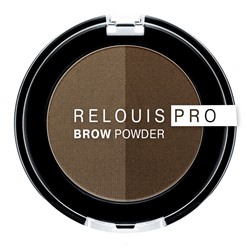 Тени для бровей RELOUIS PRO Brow Powder, тон:02 TAUPE