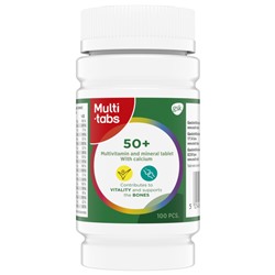 Витаминно-минеральный комплекс для людей старше 50 лет "Multi-tabs 50+" 100 шт