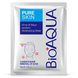 Тканевая маска для лица Bioaqua Pure Skin Косметика уходовая для лица и тела от ведущих мировых производителей по оптовым ценам в интернет магазине ooptom.ru.