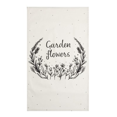 Полотенце "Этель" Garden flowers 40х73 см, 100% хлопок, саржа 190 г/м2