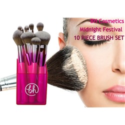 Набор кистей для макияжа BH Сosmetics Midnight Festival Brush Set, 10 кистей