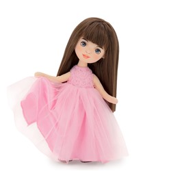 Sophie в розовом платье с розочками, Серия: Вечерний шик, (32 см)