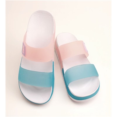 Fashion T-3871-2 Обувь пляжная роз-голуб