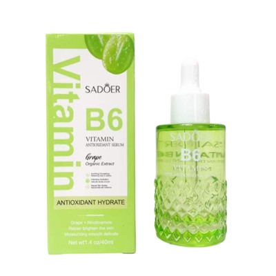 Сыворотка для лица с экстрактом алое и витамином В6 Sadoer Aloe Vitamin B6 Serum 40мл