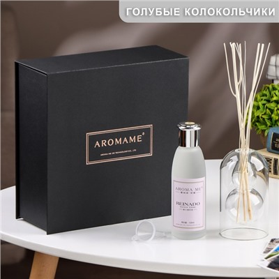 Диффузор ароматический в подарочной упаковке "Aromame", голубые колокольчики, 120 мл