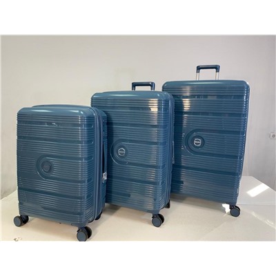 Набор из 3-х чемоданов с расширением 23105 Синий