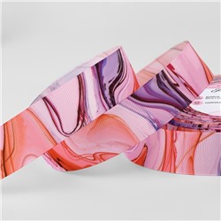 Лента репсовая «Розовые переливы», 25 мм, 23 ± 1 м, разноцветная