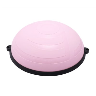 BOSU полусфера балансировочная для фитнеса надувная с насосом. ТОП. Светло-розовый. 58см. / BOSU58N-Bi / уп 5