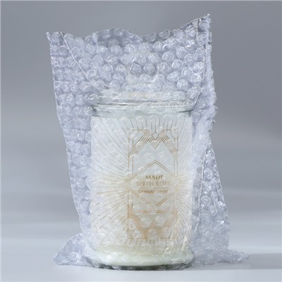 Ароматическая свеча «With love», аромат сандал, 11,5 х 5,8 см.
