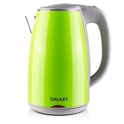 Чайник Galaxy GL 0307. 1.7л. 2000Вт. ДВОЙНАЯ СТЕНКА. Зеленый /1/6/