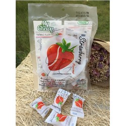 Жевательные молочные конфеты «Клубника» My Chewy, Milk Candy Strawberry Flavour, 67 гр