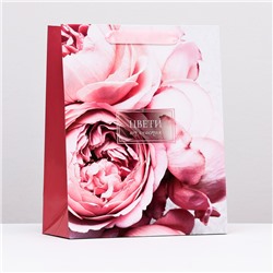 Пакет ламинированный "Цвети от счастья", 26 х 32 х 12 см