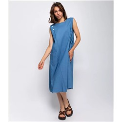 Джинсовое платье #БШ2406, голубой