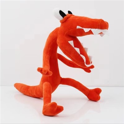Плюшевая игрушка Монстр оранжевая ласка 30см