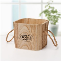 Короб для хранения "Home", малый, цвет коричневый
