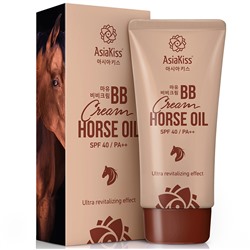 AsiaKiss BB-крем для лица тонирующий ЛОШАДИНЫЙ ЖИР Horse Oil BB Cream 60 мл