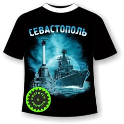 Подростковая футболка Севастополь ночной 358