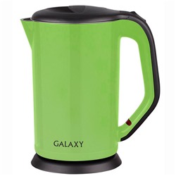 Чайник Galaxy GL 0318. 1,7л. 2000Вт. ДВОЙНАЯ СТЕНКА. Зеленый /1/6/