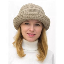 Шляпа женская весна-осень Анри (Цвет верблюжий), размер 54-56, шерсть 30%