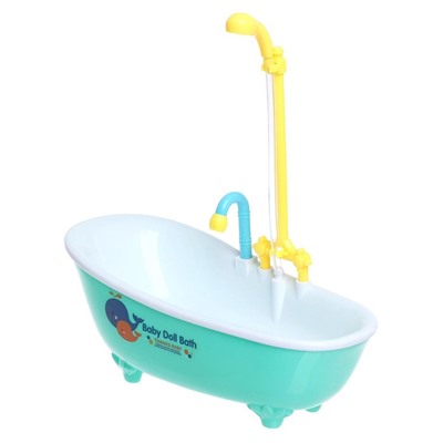 Игрушка «Ванна для кукол», с функциональным душем, цвета МИКС