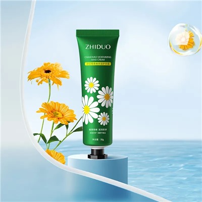 Крем для рук увлажняющий Ромашка Zhiduo Chamomile Hand Cream, 30гр