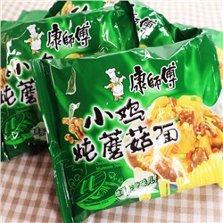 Лапша в мягкой упаковке зеленая курица Китай