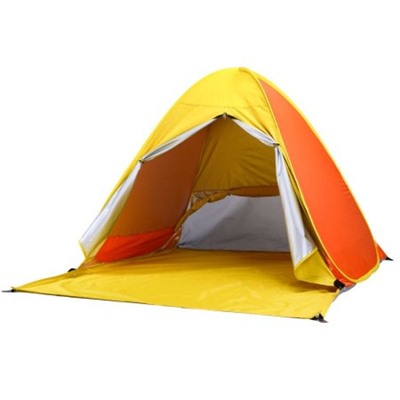 Палатка пляжная самораскрывающаяся с шторками 140х165х115 см /SHPLA-6987 /уп 10/190Т