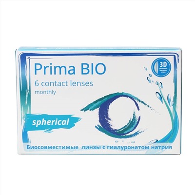 OKVision Prima Bio (6 pack) (биосовместимые линзы с гиалуроном натрия)