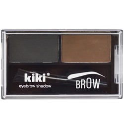 Kiki. Тени для бровей Brow №03 2.68г графитовый и темно-коричневый