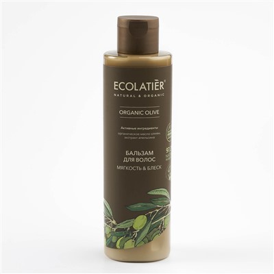 Ecolatier Organic Farm Green Olive Oil Бальзам для волос Мягкость+Блеск 250мл 172712