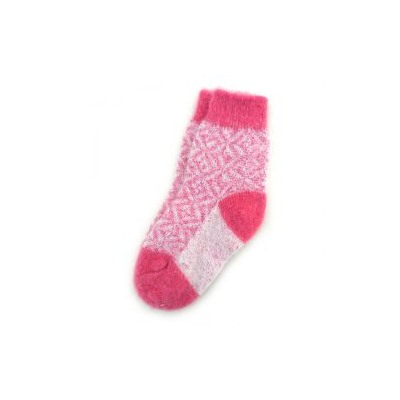 Короткие женские шерстяные носки с бабочкой - 806.1