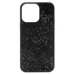 Чехол-накладка - PC071 POSH SHINE для "Apple iPhone 13 Pro Max" россыпь кристаллов (black)